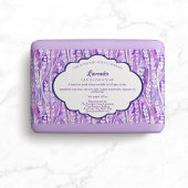 Lila Lavendel-Kosmetik-Seifenverpackungslabel