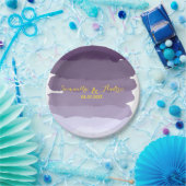 Lila Lavendel Pappteller (Party)