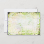 Lila Lavendel-Platterbsen UAWG RSVP Karte (Rückseite)