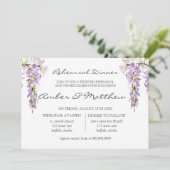 Lila Lavendel Probe Einladung (Stehend Vorderseite)