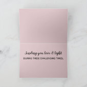 *~* lila Lavendel-Rosa-Berge, die an Sie denken Karte (Innenseite)