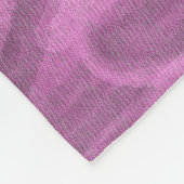 Lila Lavendel, rosa, tropische Palme Fleecedecke (Ecke)