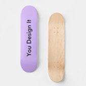 Lila Lavendel Skateboard (Vorderseite)