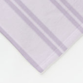 Lila Lavendel Streifen Fleecedecke (Ecke)