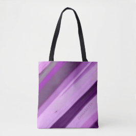Lila Lavendel Streifen  Tasche