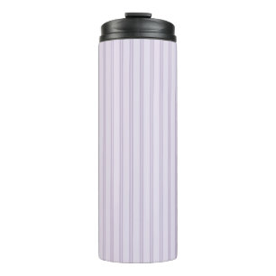 Lila Lavendel Streifen Thermosbecher