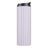 Lila Lavendel Streifen Thermosbecher (Nach links gedreht)