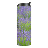 Lila Lavendel Thermosbecher (Nach links gedreht)