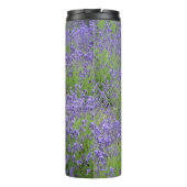 Lila Lavendel Thermosbecher (Rückseite)