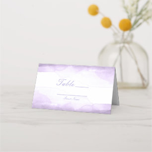 Lila Lavendel-Tischnummer Platzkarte