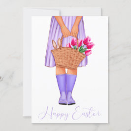 Lila Lavendel Tulips Fashion Girl Happy Ostery