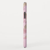 Lila Lavendel- und Goldfussbaum-Herbstlaub Case-Mate iPhone Hülle (Hinten/Rechts)