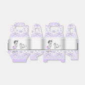 Lila Lavendel und graue Babydusche Geschenkschachtel (Ungefaltet)