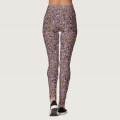 Lila, Lavendel und Weiß-Ketten-Leggings Leggings (Rückseite)