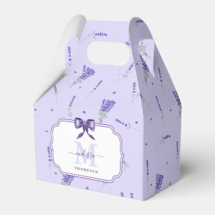 Lila Lavendel Wildblumen Botanisch Geschenkschachtel