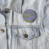 Lila Lavendelblumengarten Button (Beispiel)