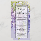 Lila Lavendelblütenhochzeit (Vorne/Hinten)