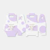 Lila Lavendeldusche Geschenkschachtel (Ungefaltet)