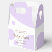 Lila Lavendeldusche Geschenkschachtel (Geöffnet)