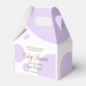 Lila Lavendeldusche Geschenkschachtel (Vorderseite)