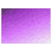 Lila Lavendelgefälle geometrisches Messmuster Tischdecke (Vorderseite (Horizontal))