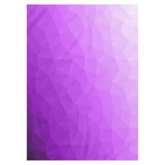 Lila Lavendelgefälle geometrisches Messmuster Tischdecke (Vorderseite)
