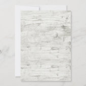 Lila Lavendelholz Rustikales Brautparty Einladung (Rückseite)