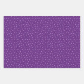 Lila Lavendelsteine und -streifen Gemustert Geschenkpapier Set (Vorderseite 2)