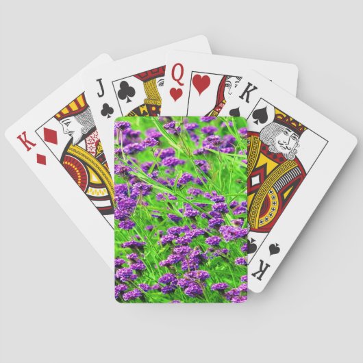 Lila_Lavender_Blooms,_ Spielkarten (Rückseite)