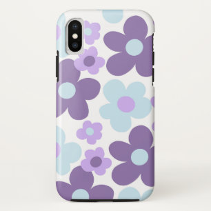 Lila Lavender Blue Daisies Retro Traum #1 #retro Case-Mate iPhone Hülle