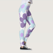Lila Lavender Blue Daisies Retro Traum #1 #retro Leggings (Rechts)