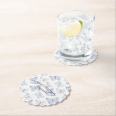 Lila Lavender Butterflies Geburtstag Untersetzer (Vor Ort)