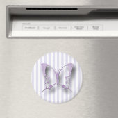 Lila Lavender Butterfly Magnet (In Situ (Geschirrspüler))
