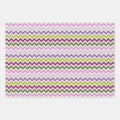 LILA & LAVENDER EASTER CROSSES WASSERFARBE BLUME GESCHENKPAPIER SET (Vorderseite 3)