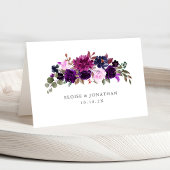 Lila Lavender Floral Boho Hochzeitsfeier Platzkart Tischnummer