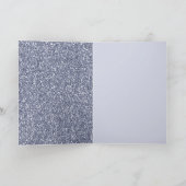 Lila Lavender Glitzer Dragonflies Karte (Innenseite)