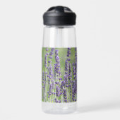 Lila Lavender Herb Floral Trinkflasche (Vorne)