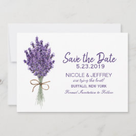 Lila Lavender Lilac Blume Hochzeit Speichern Sie d Save The Date
