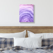 Lila Lavender Ombre Rainbow Abstrakt Wasserfarbe Leinwanddruck (Insitu (Schlafzimmer))