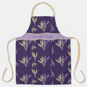 Lila Lavender & Wheat Schürze (Vorderseite)