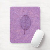Lila Leaf-Fossil Mousepad (Mit Mouse)