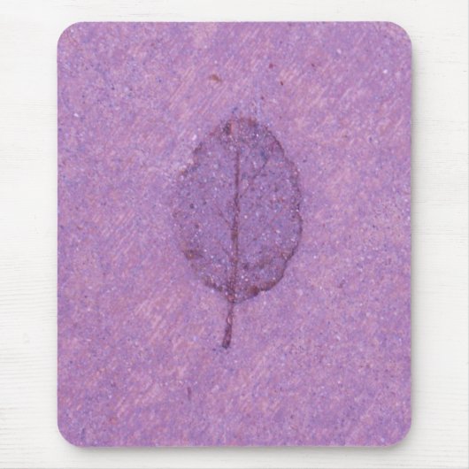 Lila Leaf-Fossil Mousepad (Vorne)