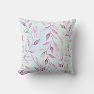 Lila Leaf-Kissen Kissen