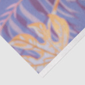 Lila, lebendige Vintage Blumenkrebse Seidenpapier (Ausschnitt)