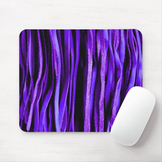 Lila Leder Fringe Mouse Pad Mousepad (Mit Mouse)