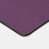 Lila Ledermaskuline Personalisiert Elegante NAME Schreibtischunterlage (Ecke)