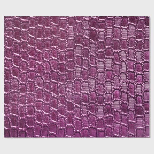 Lila Lederstruktur Geschenkpapier (Flach)