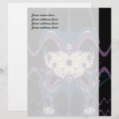 Lila Leerraum - individueller Letterhead Briefkopf (Vorne/Hinten)