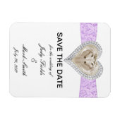 Lila Leerstelle speichern Magnet (Horizontal)