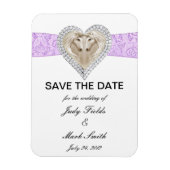 Lila Leerstelle speichern Magnet (Vertikal)